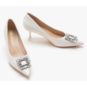 C.Paravano Women's Pumps I Pointed Toe Kitten Heel I Closed Toe Dress Pump